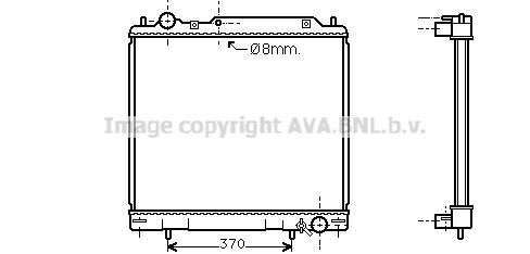 AVA QUALITY COOLING Радиатор, охлаждение двигателя MT2110